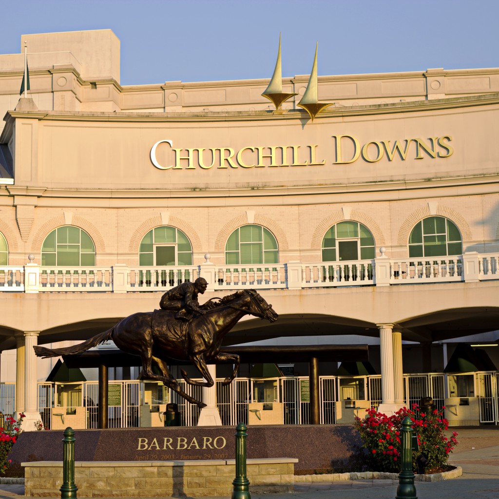 Churchill Downs is the Home of the Kentucky Derby.