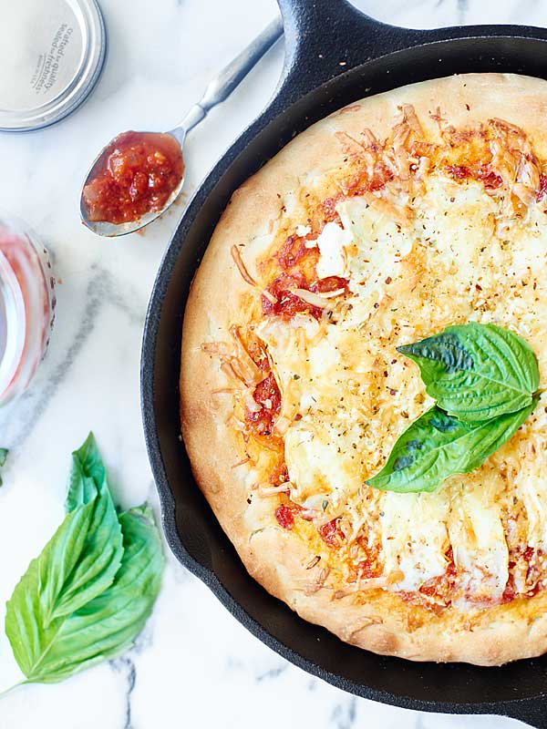 smty.com cheese skillet pizza