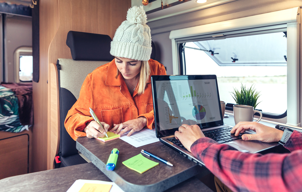 How To Make Your RV Home Office A Productive Workspace