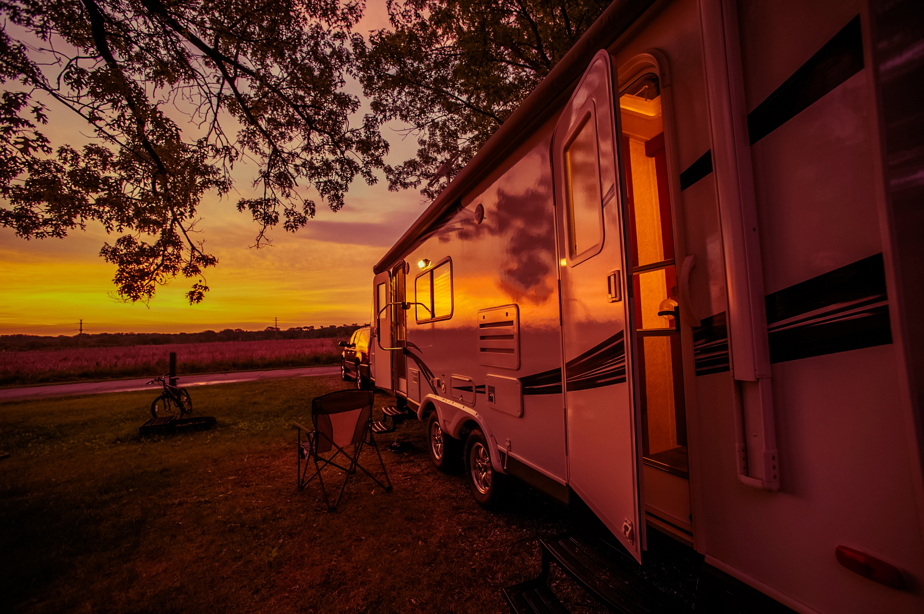 Saving energy when camping in your RV