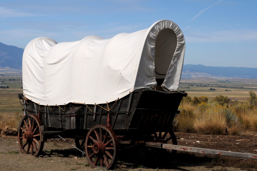 Conostoga Wagon at National Historic Oregon Trail Interpretive Center