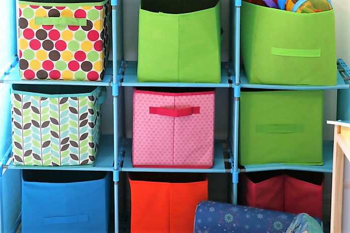 Cube storage for campers and small spaces