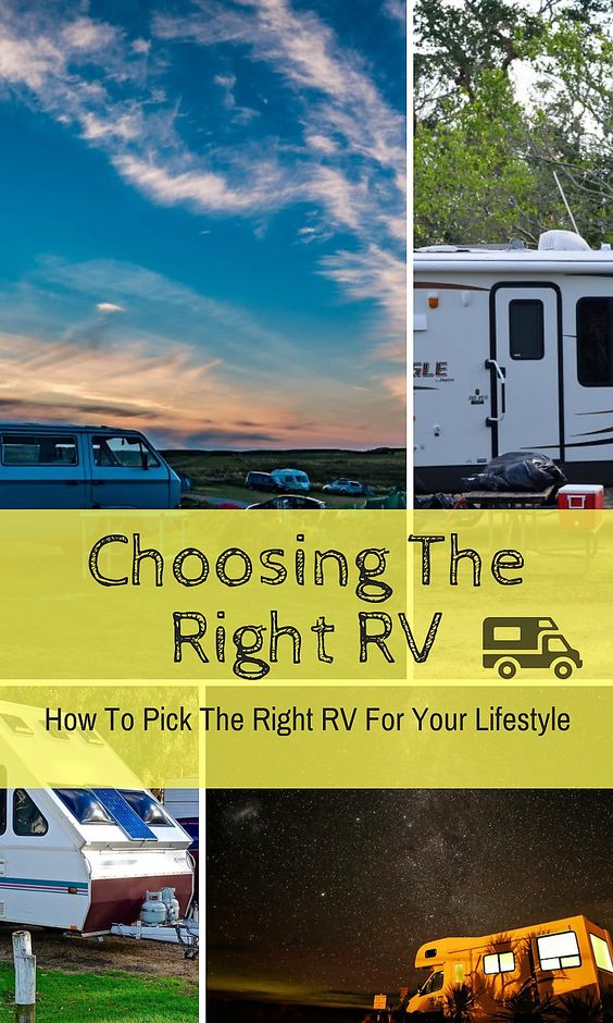 Choosing the right RV. Know the differences in RVs and compare before taking the plunge and making a purchase. Should you get a Travel Trailer, Fifth Wheel, Pop-Up, Toy Hauler? Learn the differences and know what RV will fit your camping style and budget.