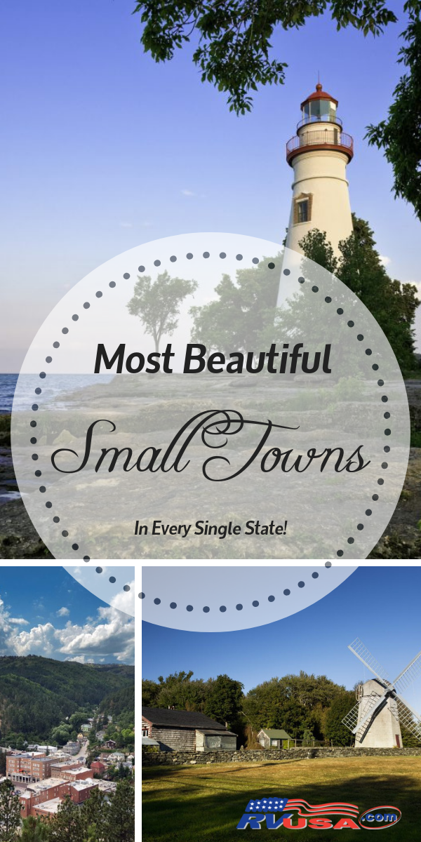 Check out the most beautiful small towns in every state! These are must see cities and towns, off of the beaten bath and brimming with natural beauty and that small town feel! 