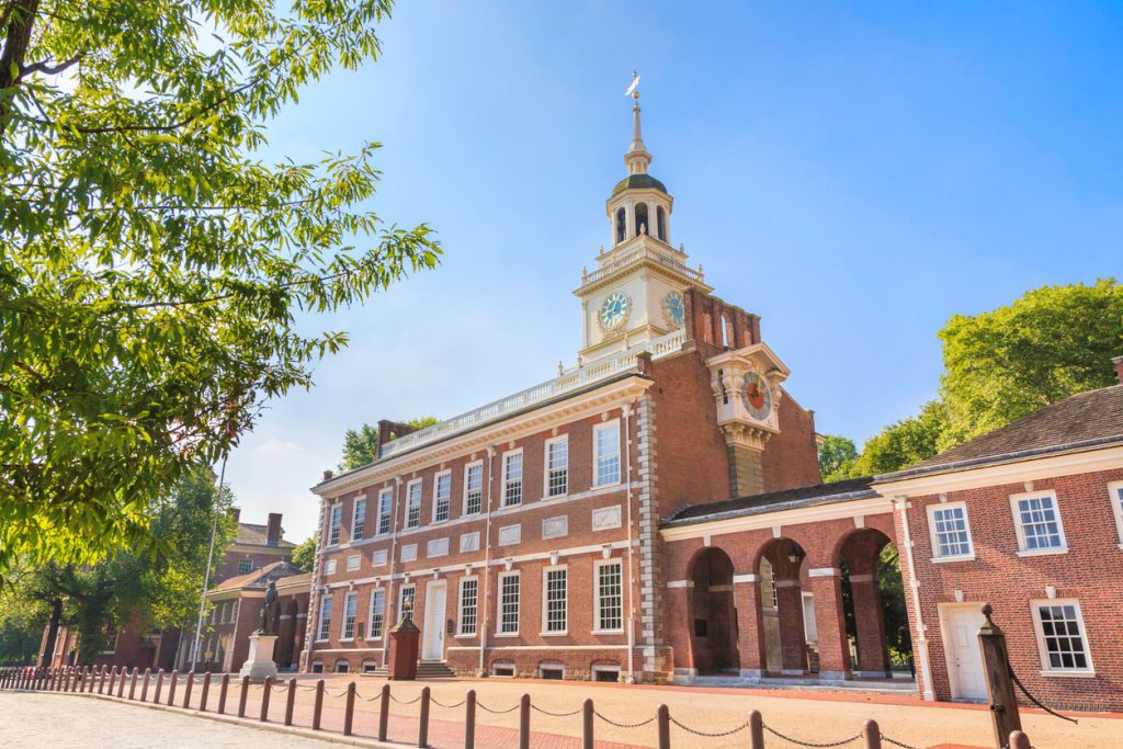 Historic Independence Hall in Philadelphia, Pennsylvania