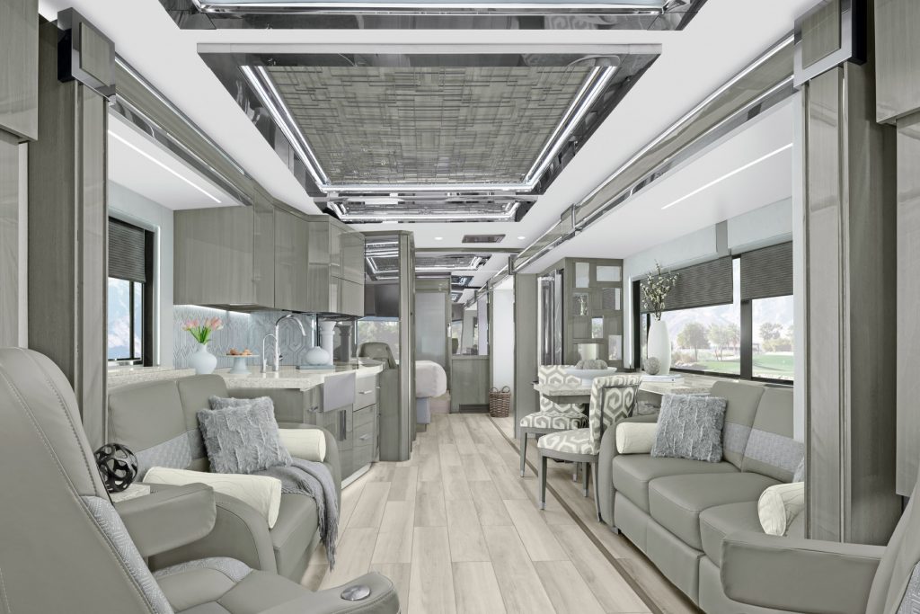 Luxury Class A RVs Newmar King Aire interior 