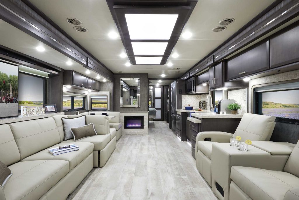 Luxury Class A RVs - Thor Tuscany interior 