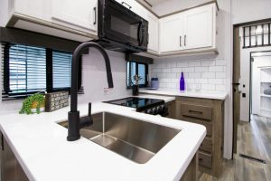 The Heartland Milestone family friendly fifth wheel
