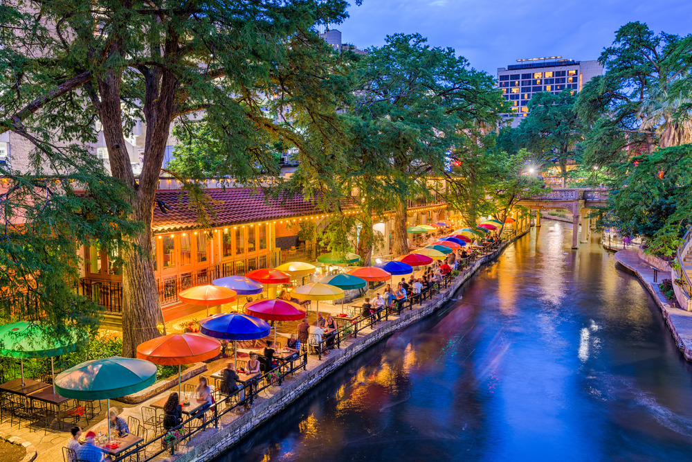 River walk in San Antonio, Texas