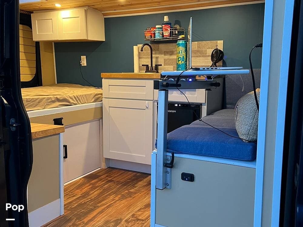 interior of 2021 Ram Promaster interior of 2021 Ram Promaster with ergonomic workstation area