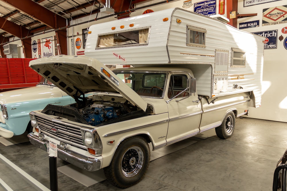 Fun Facts about RVs vintage truck Ford 250 RV