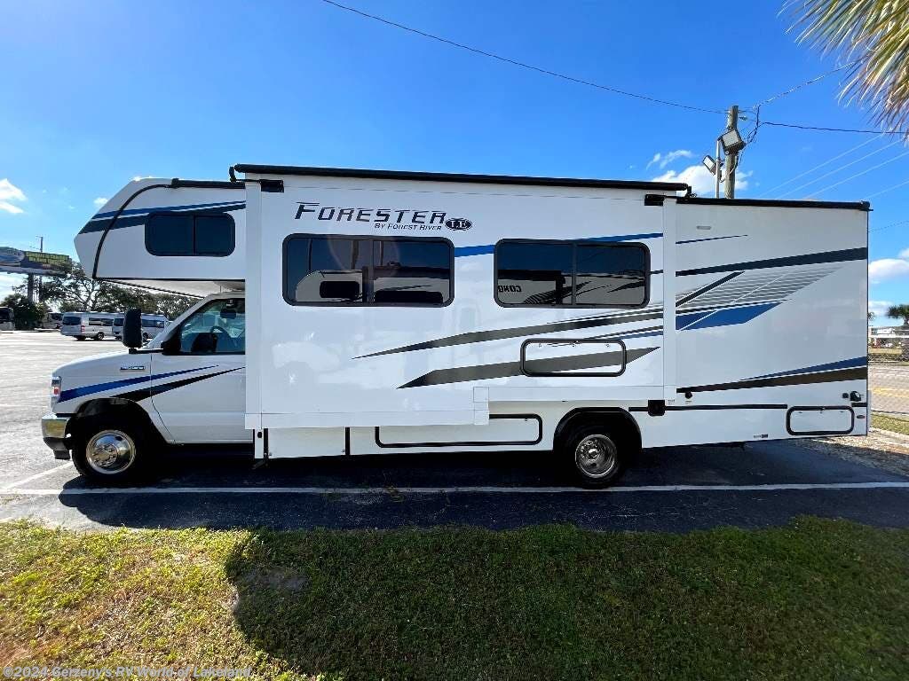side view of a 2023 Forest River Forester class c rv