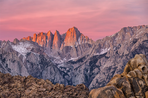 Lanscape view of the Alabama Hills