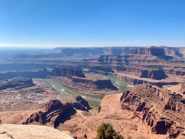 The view at Canyonlands National Park in Utah. 