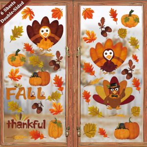 Thanksgiving Window Clings