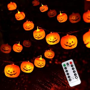 Halloween Pumpkin String Lights