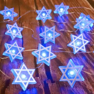 Star of David Fairy String Lights