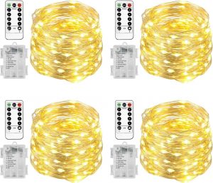 4pk 20ft LED Fairy Lights