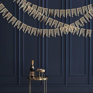 40ft Gold Tassel Streamer
