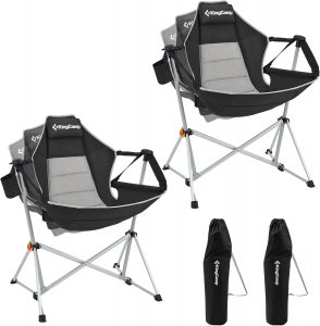 2 Pack Swinging Camping Chairs