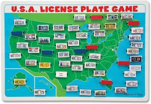 Melissa & Doug Flip to Win Travel License Plate Game