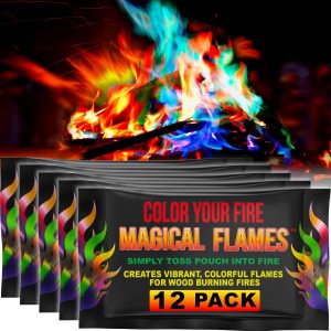 Magical Flames Create Colorful & Vibrant Flames for Fire Pit