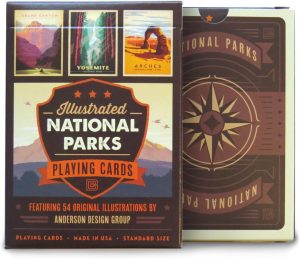 Illustrated National Parks Playing Cards