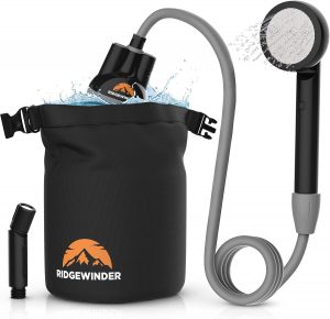 Portable Shower for Camping with Dry Bag