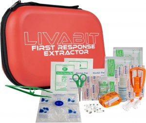 LIVABIT First Response Pump Portable CPR Venom Safety Tool Kit