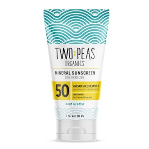 Two Peas Organics - All Natural Organic SPF 50 Sunscreen Lotion