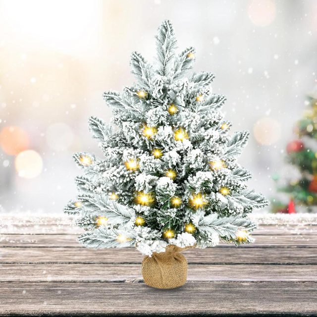 20 inch Artificial Mini Christmas Tree with Lights