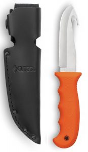 CUTCO Model 5717 Orange STRAIGHT EDGE Gut Hook Hunting Knife