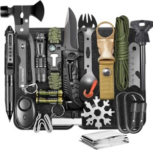 Survival Gear and Equipment kit 21 in 1