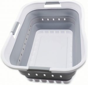 Sammart Collapsible Plastic Laundry Basket