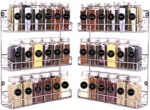 2 Pack Wall Mount Spice Racks 3 Tier 2 Pack Wall Mount Spice Racks 3 Tier