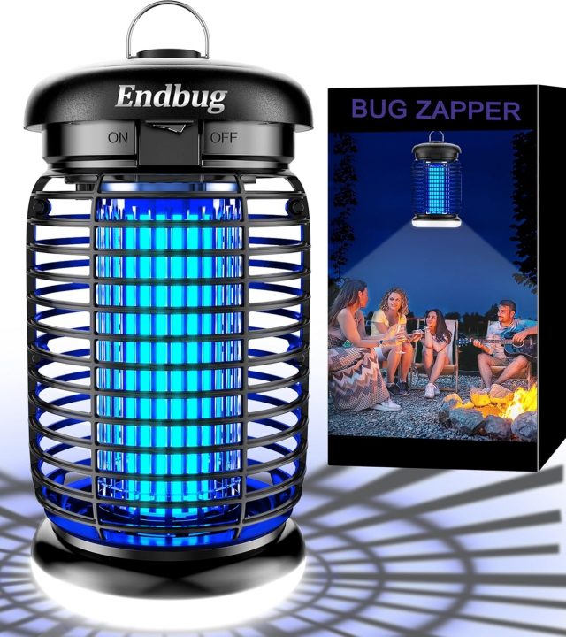  Endbug Bug Zapper, Bug Zapper Outdoor Indoor with LED Light