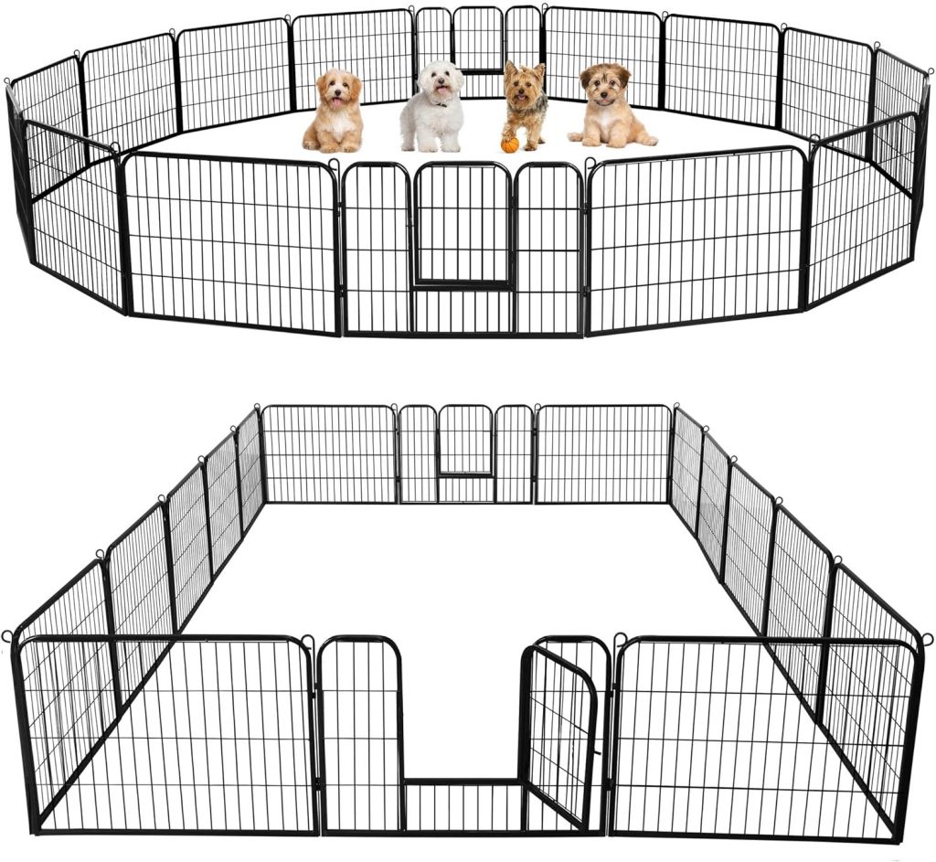 dog pen perfect for traveling <br />Yaheetech Outdoor dog playpen