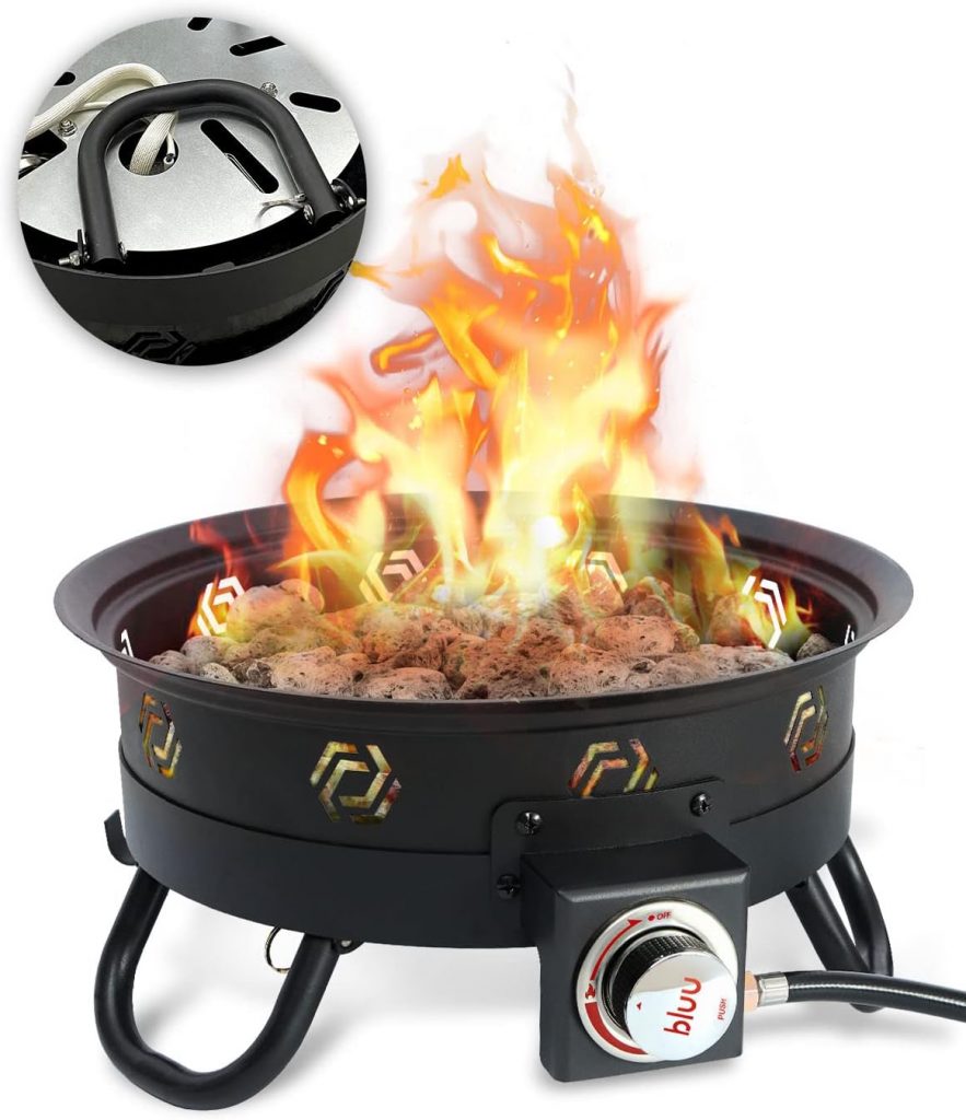 portable gas fire gift your mom a portable propane gas camp fire