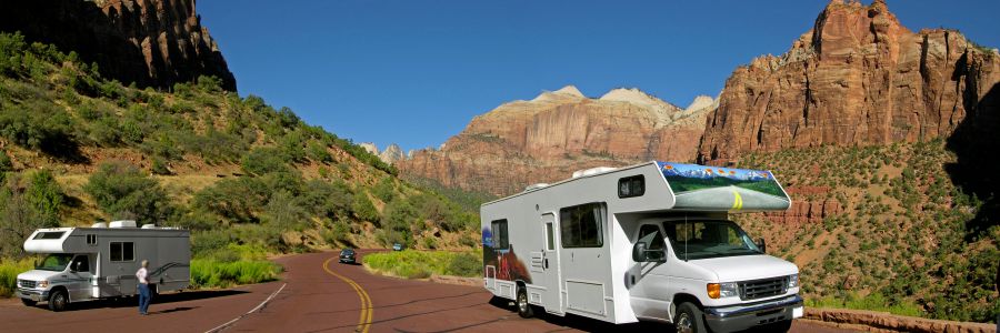 Rv at a National park 