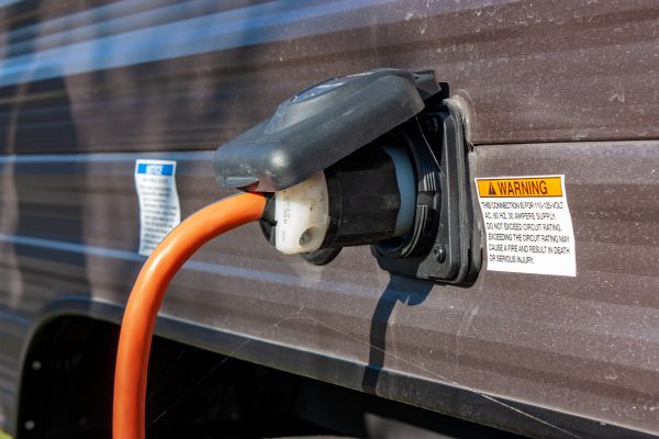 Electric Plug in for 110-120 Volt Hook up on RV