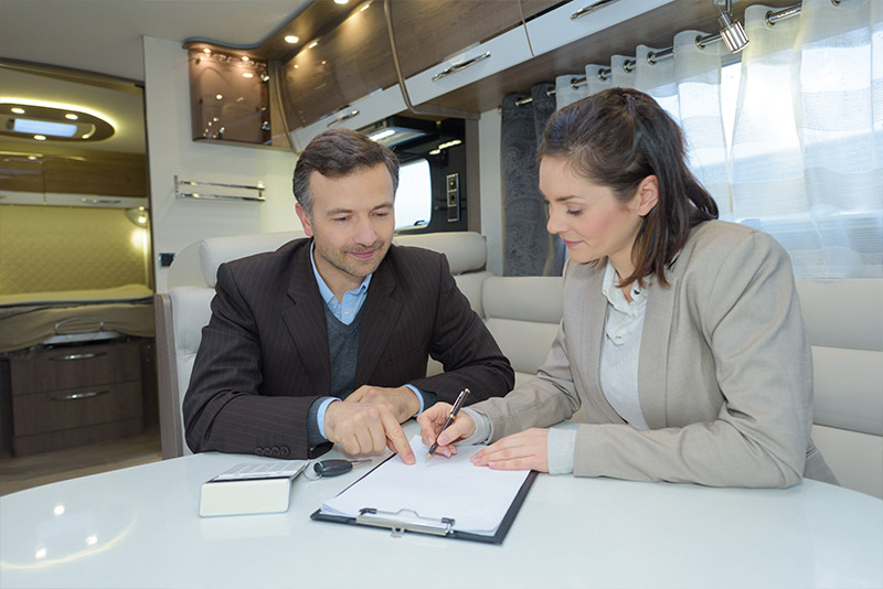 People working on finances